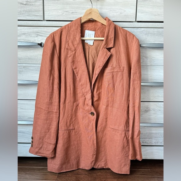 clifford wills Jackets & Coats 0 Linen Blazer By Clifford Wills